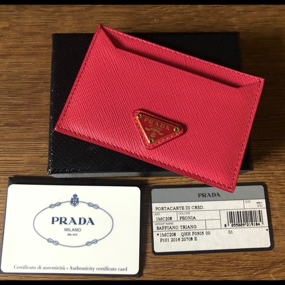 PRADA-AUTHENTIC NWT Fuchsia Card Holder - Picture 10 of 10